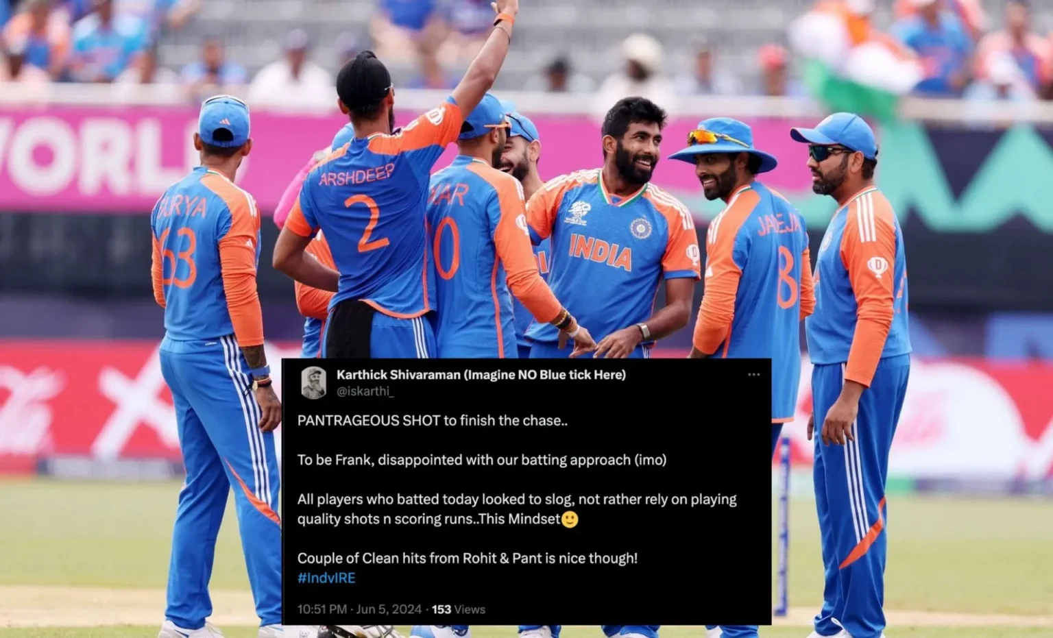 “Poetic to Play His Audacious Reverse Scoop to Finish the Game” – Fans React as India Secures 8-Wicket Win vs IRE in 2024 T20 World Cup